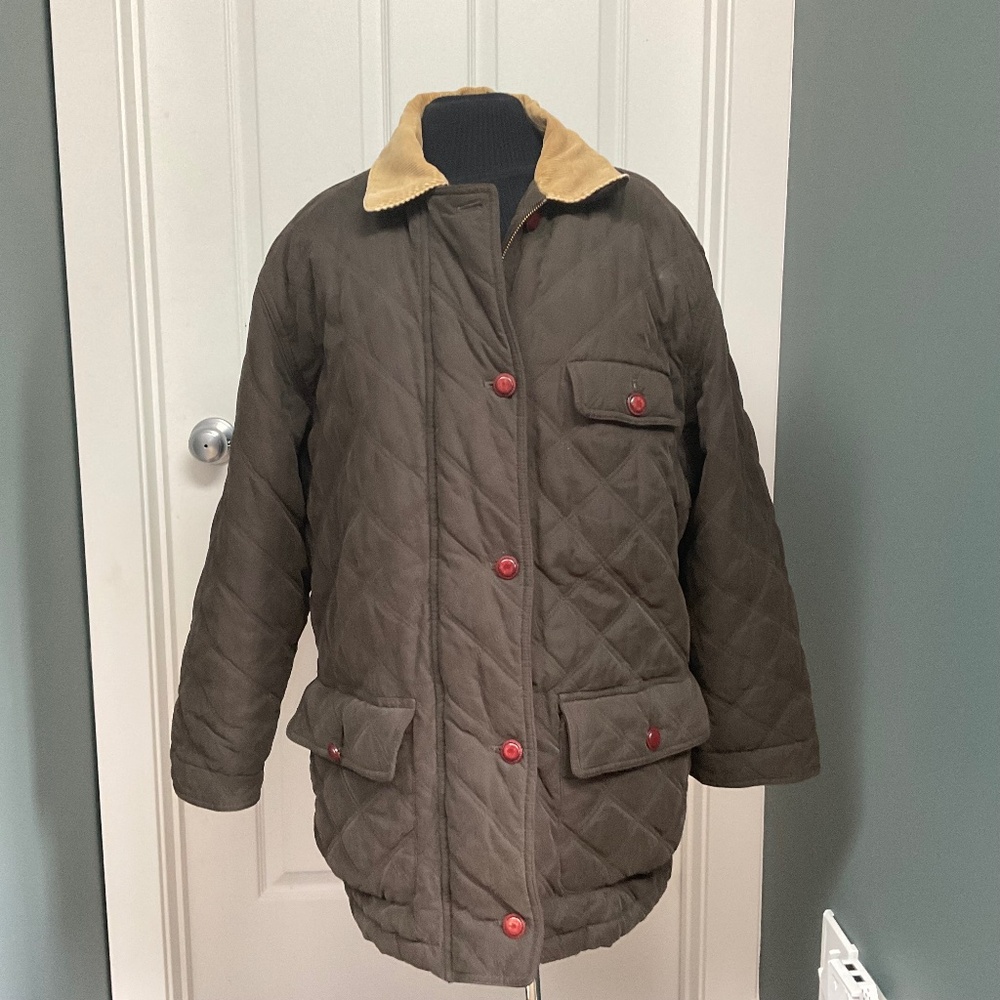 Part Two Copenhagen Quilted Chore Jacket (men’s small/women’s roomy medium)